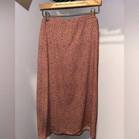 Nine West Casual Skirt - Brown Animal Print, Size XL - Picture 4 of 5